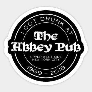 Abbey Pub - R.I.P. Stamp Sticker